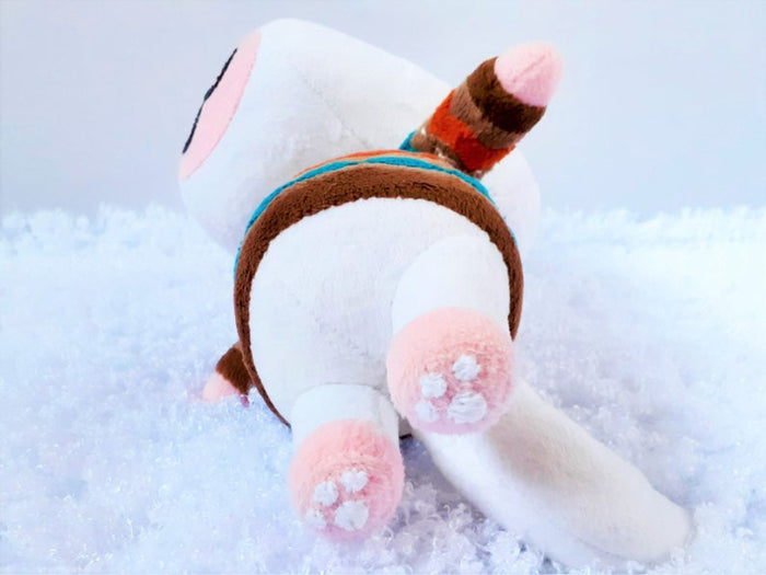 Handmade custom Bones the dog plush
