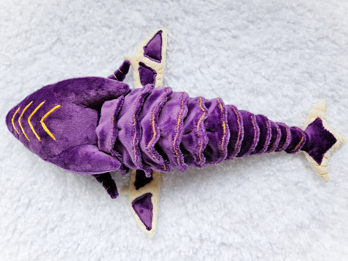 Handmade Custom Boneshark plush