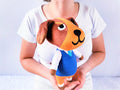 Handmade custom Butch the dog plush