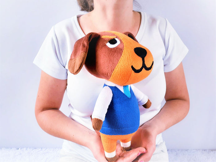 Handmade custom Butch the dog plush