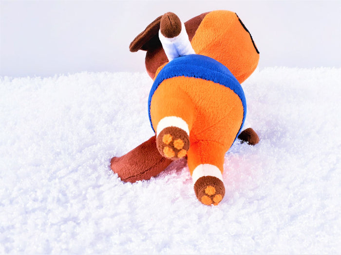 Handmade custom Butch the dog plush