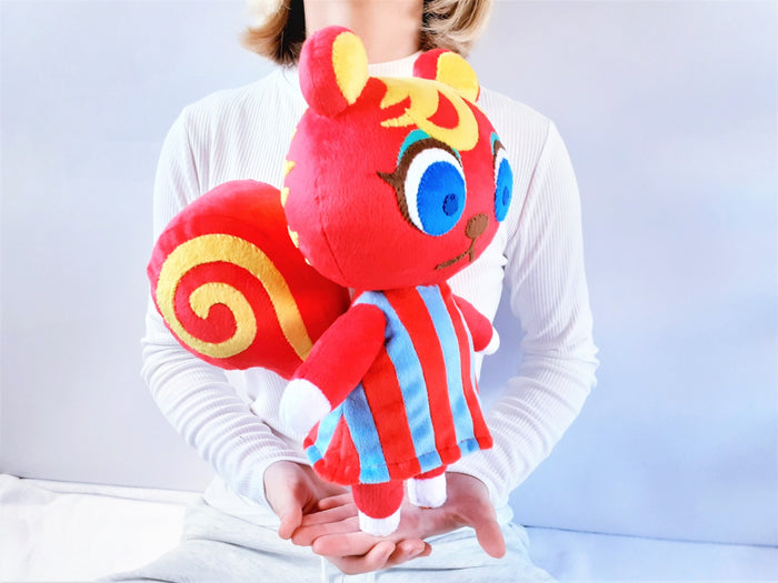 Handmade custom Caroline the squirrel plush