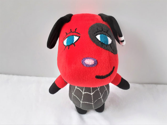 Handmade custom Cherry the dog plush