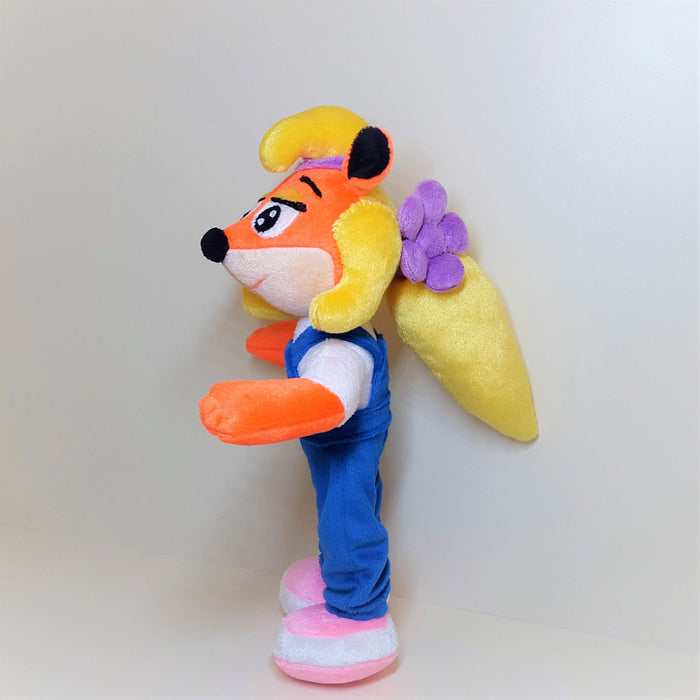 Handmade custom Coco Bandicoot the fox plush