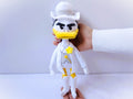 Handmade custom D. Rockerduck plush