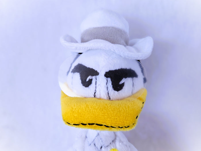 Handmade custom D. Rockerduck plush