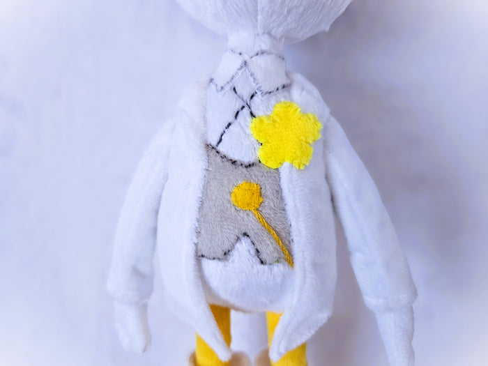 Handmade custom D. Rockerduck plush