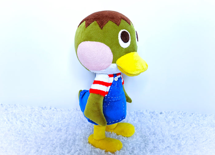 Handmade custom Deena the duck plush