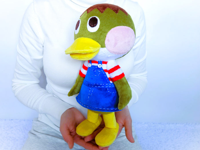 Handmade custom Deena the duck plush