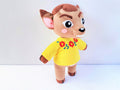 Handmade custom Deirdre the deer plush