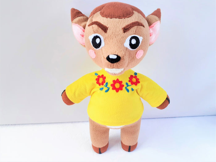 Handmade custom Deirdre the deer plush