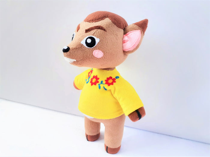 Handmade custom Deirdre the deer plush