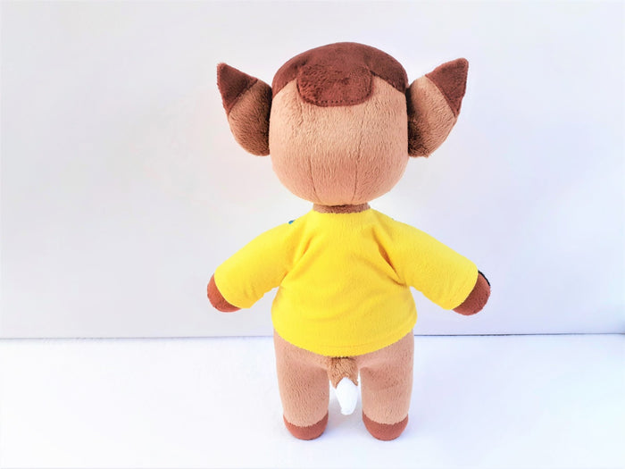 Handmade custom Deirdre the deer plush