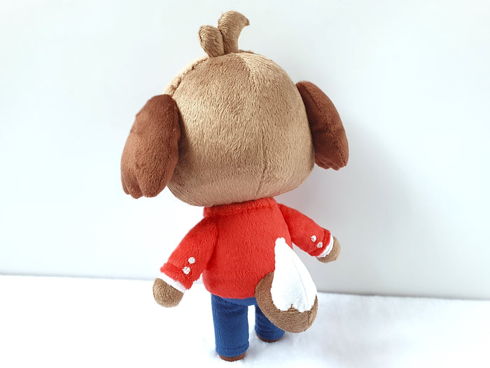 Handmade custom Digby the dog plush