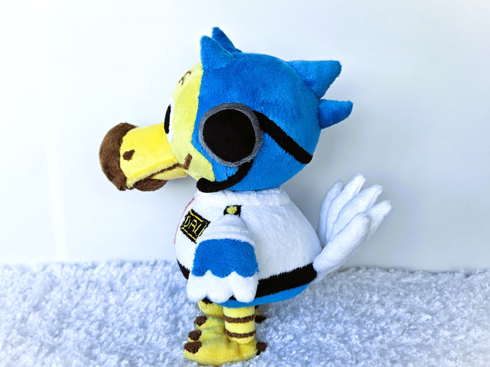 Handmade custom Dodo brothers Orville and Wilbur plushies