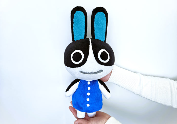 Handmade custom Dotty the rabbit plush