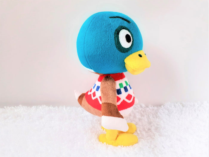 Handmade custom Drake the duck plush