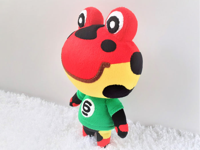 Handmade custom Drift the frog plush