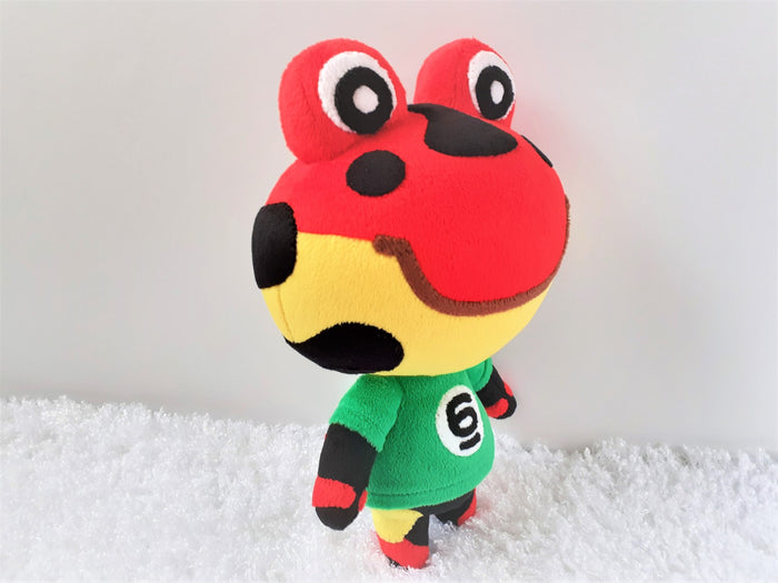 Handmade custom Drift the frog plush