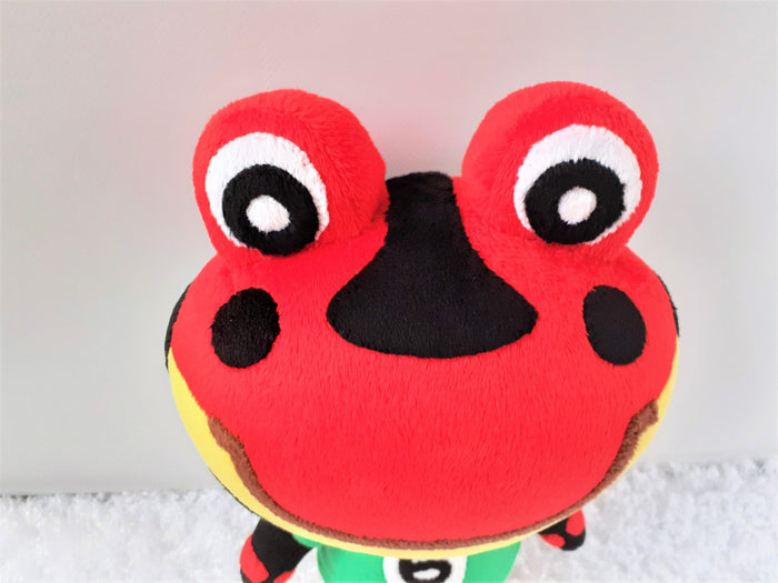 Handmade custom Drift the frog plush