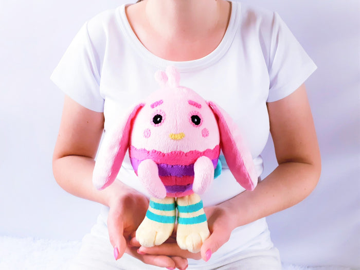 Handmade custom Easter Bunny plush