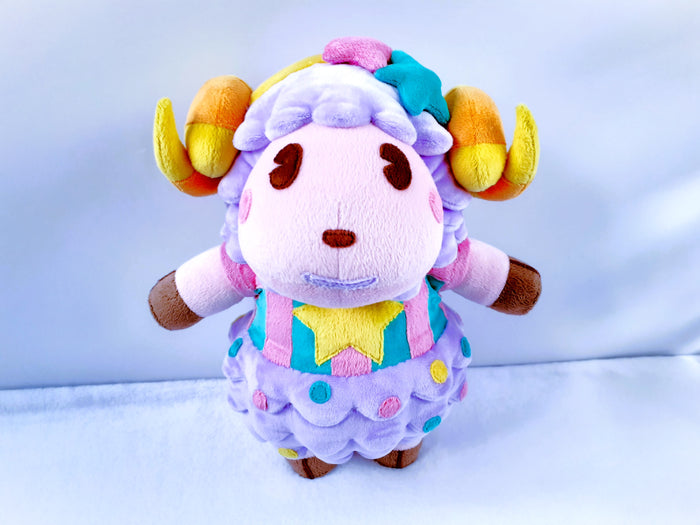 Handmade custom Etoile the sheep plush