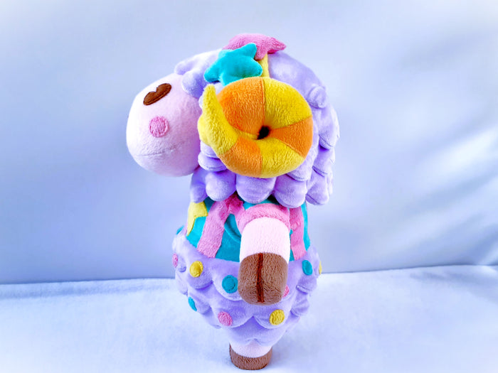 Handmade custom Etoile the sheep plush