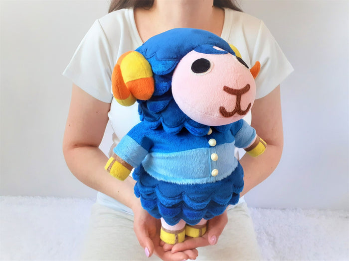 Handmade custom Eunice the sheep plush
