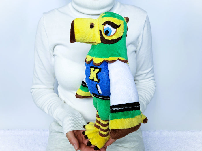 Handmade custom Frank the eagle plush