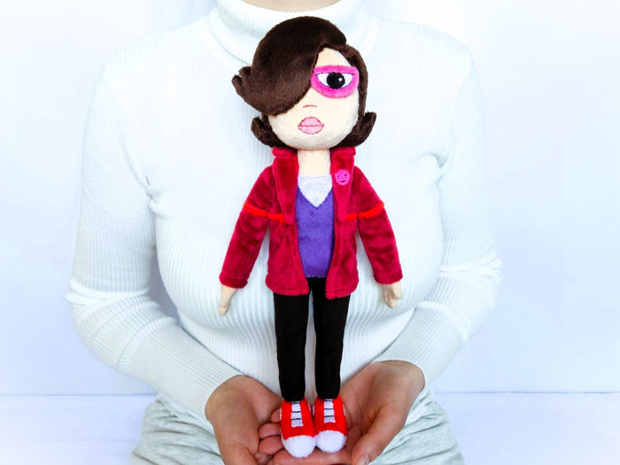 Handmade custom Fred Grant plush