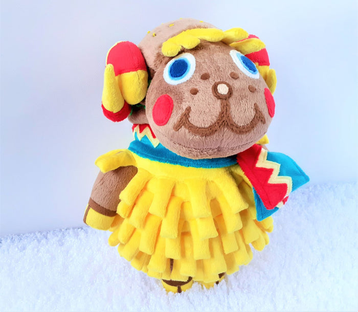 Handmade custom Frita the sheep plush
