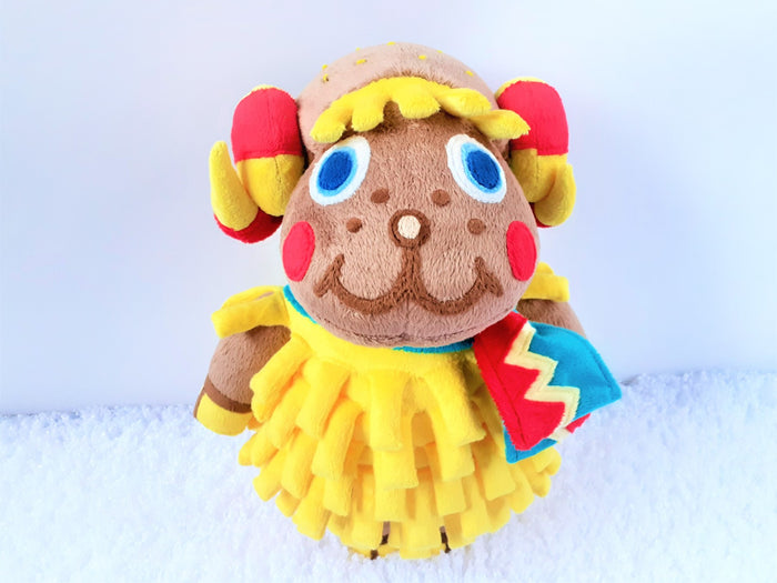 Handmade custom Frita the sheep plush
