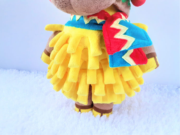 Handmade custom Frita the sheep plush