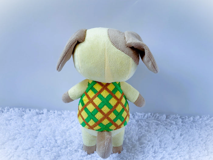 Handmade custom Goldie the dog plush
