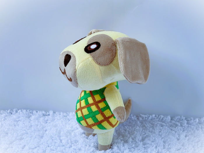 Handmade custom Goldie the dog plush