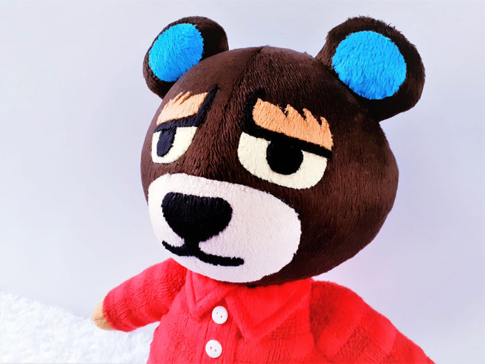 Handmade custom Grizzly the bear plush