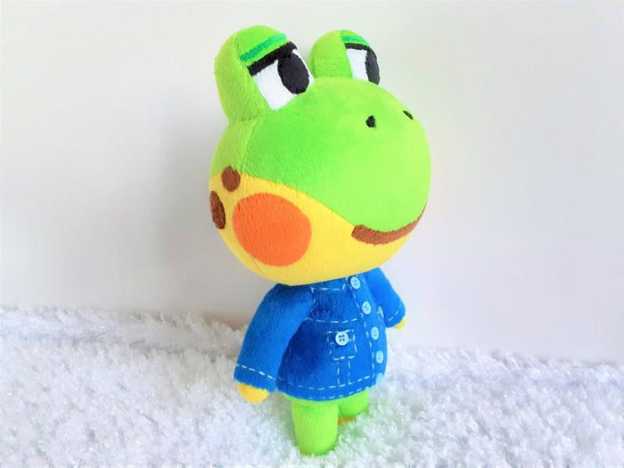 Handmade custom Henry the frog plush