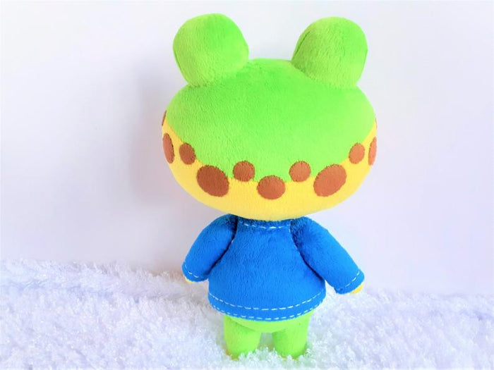 Handmade custom Henry the frog plush