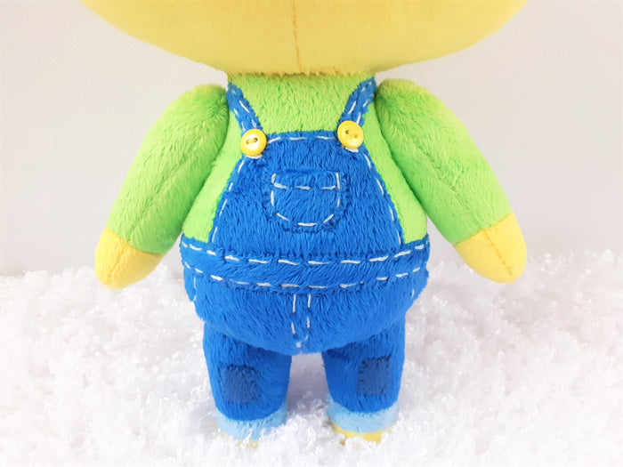 Handmade custom Henry the frog plush