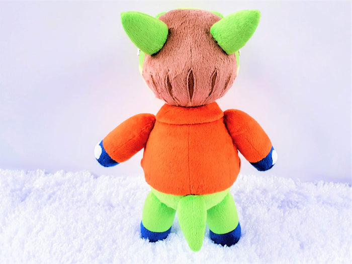 Handmade custom Hippeux the hippo plush