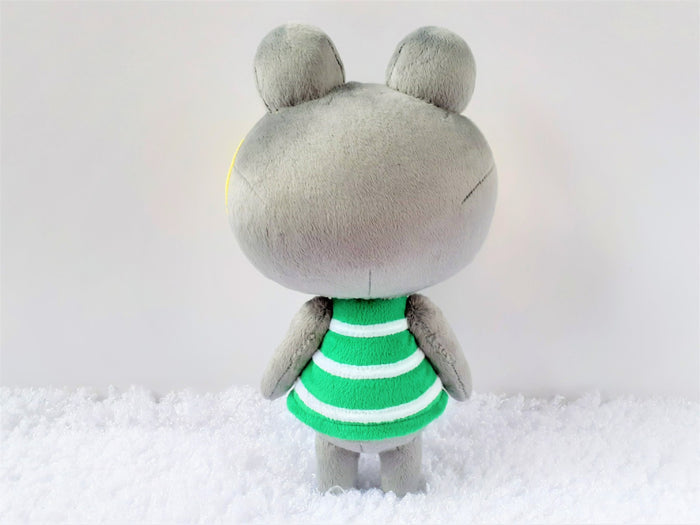Handmade custom Huck the frog plush