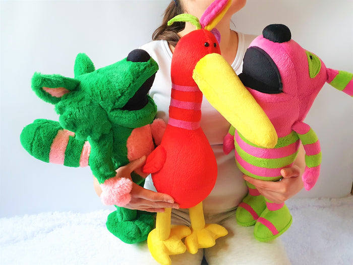 Handmade custom Jack's big music show plush