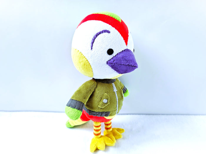 Handmade custom Jacob the bird plush