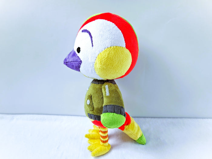 Handmade custom Jacob the bird plush