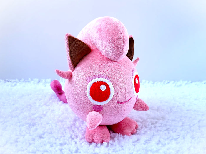 Handmade custom Jigglypuff plush with scream tail
