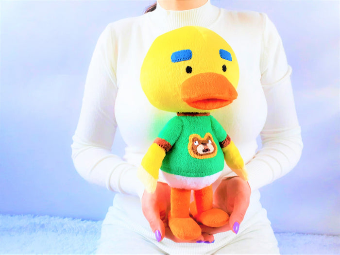 Handmade custom Joey the duck plush