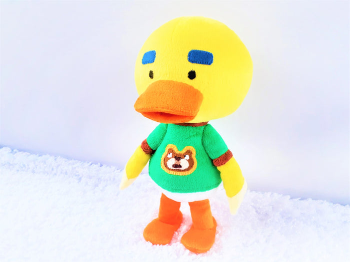 Handmade custom Joey the duck plush