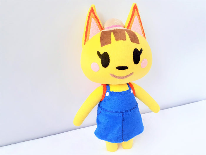 Handmade custom Katie the cat toy plush