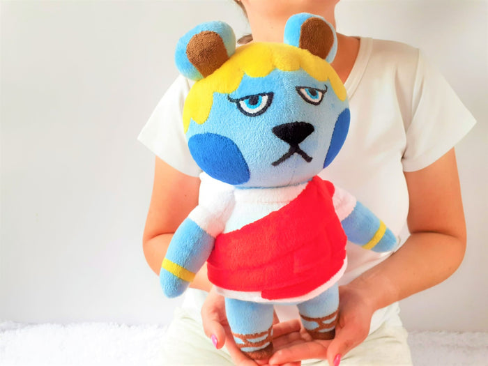 Handmade custom Klaus the bear plush