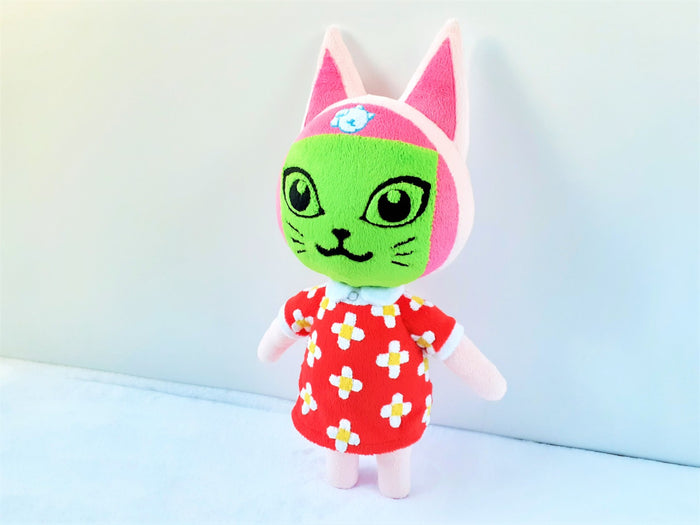 Handmade custom Meow the cat plush toy